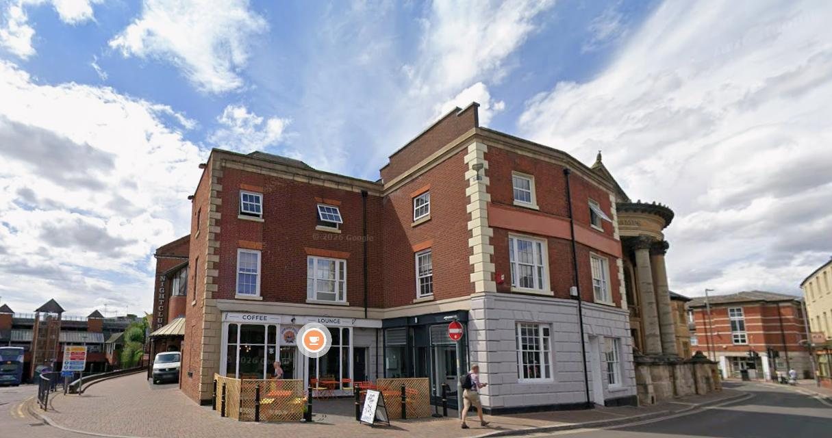 Monkswell House on the corner of Angel Place